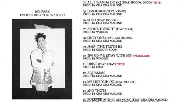 Jay Parkが19曲入りのニューアルバム『Everything You Wanted』のトラックリストを公開。GrayやLocoなどが参加 -  FNMNL (フェノメナル)