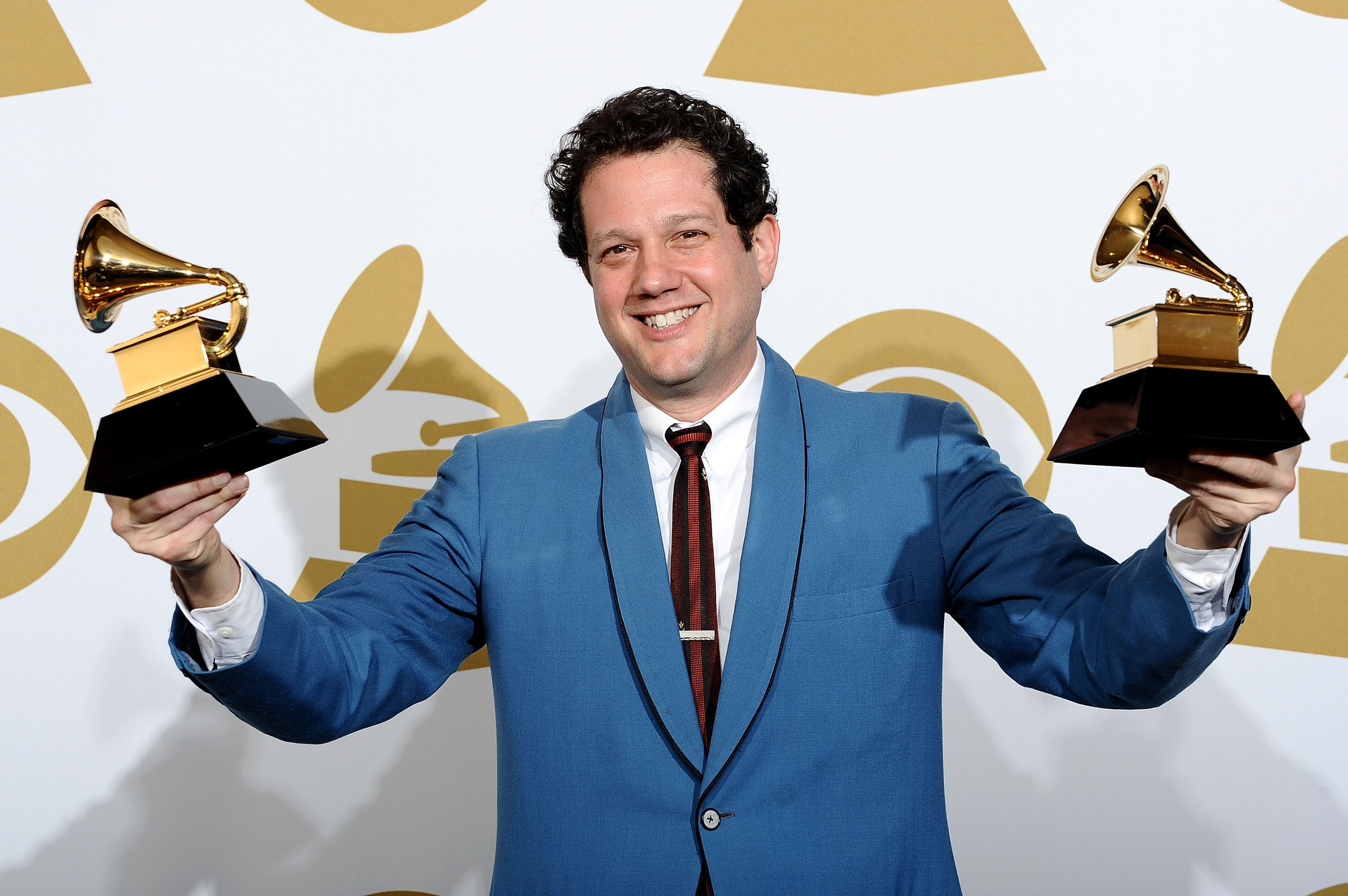 Michael Giacchino poses in the press room at the 52nd Annual GRAMMY Awards held at Staples Center on January 31, 2010 in Los Angeles, California. The 52nd Annual GRAMMY Awards - Press Room Staples Center Los Angeles, CA United States January 31, 2010 Photo by Michael Buckner/WireImage.com To license this image (59464324), contact WireImage.com