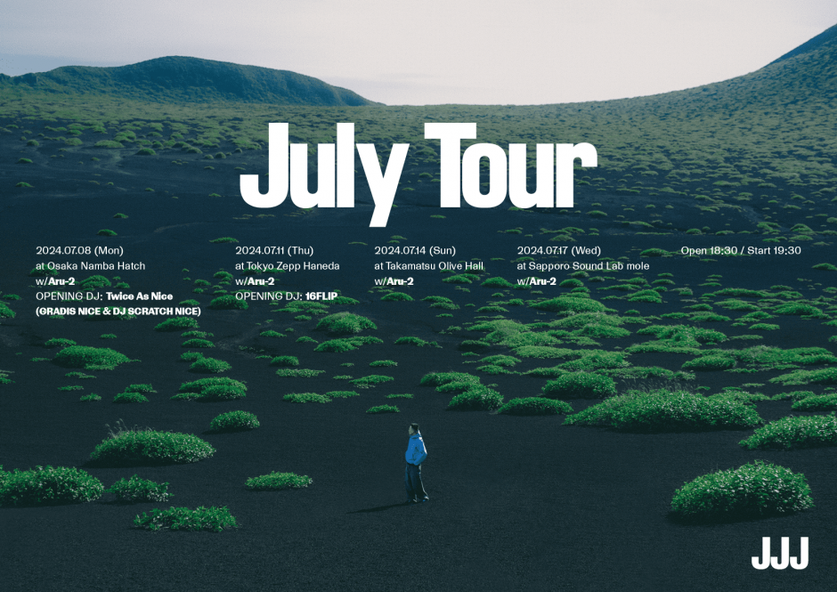 JJJが初のワンマンツアー『July Tour』を開催 - FNMNL (フェノメナル)